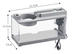 Fabriek Levering Kleine Alles In Een <span class=keywords><strong>Aquarium</strong></span> Voor Desktop Oosterse Stijl Tank Met Filter Pomp Voor Huis <span class=keywords><strong>Aquarium</strong></span> - Product Image 6
