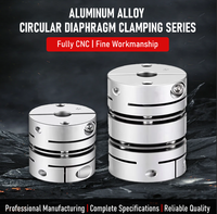 Accouplement à disque flexible en alliage d'aluminium à simple diaphragme pour machine CNC, couple élevé, haute résistance, personnalisation OEM
