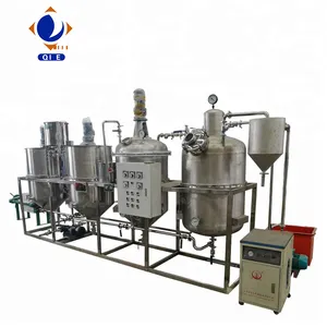 Small scale sunflower cotton seed cooking oil refining palm oil refinery machine