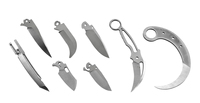 Machine de rectification de surfaces complexes CNC à 4 axes à haute rigidité avec moteur et système de refroidissement à faible bruit pour couteaux EDC