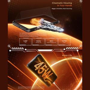 <span class=keywords><strong>Oukitel</strong></span> WP68 Air 5G รุ่นทั่วโลก โทรศัพท์มือถือสุดแกร่ง 5G, 12GB+512GB, กล้องมองกลางคืน หน้าจอ 6.88 นิ้ว ระบบปฏิบัติการ Android 16 Octa Core - Product Image 5
