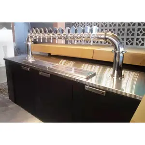GHO 2024 SUS304 mesin pendingin Dispenser bir dengan pendingin 12 Tong sistem penjualan bir