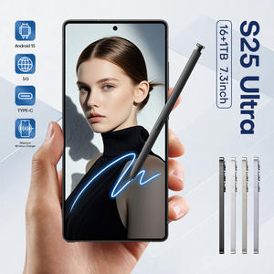 Smartphone Android <span class=keywords><strong>13</strong></span> 5G S25Ultra 2025, 16 Go + 1 To, batterie 6800 mAh, écran 7,3 pouces, double <span class=keywords><strong>carte</strong></span> SIM, nouveau <span class=keywords><strong>prix</strong></span> abordable, prend en charge <span class=keywords><strong>le</strong></span> LTE espagnol - Product Image 1