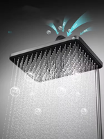 Ensemble de Douche de Pluie de Luxe en Laiton pour Salle de Bain, Mural, Thermostat Intelligent avec Affichage Numérique et Lumière