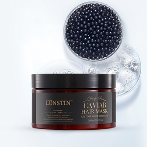 Etiqueta privada Caviar Tratamiento para el cuidado del cabello Reparación de lujo Deep Sea Caviar Essence Protein Mascarilla para el cabello para cabello seco y dañado - Product Image 1