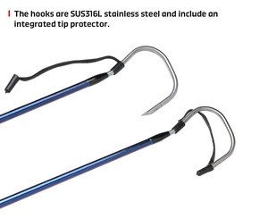 Móc câu cá biển lớn bằng sợi carbon NOEBY, siêu bền, sức mạnh tối đa, hàn chắc chắn, kiểu Voyager - Product Image 4