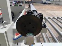 Machine automatique d'application de film, type presse à double rouleau, pour la protection des surfaces de planches en bois, ligne de laminage de film