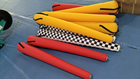 Bouée cylindrique gonflable en PVC sur mesure, marqueur de parcours flottant, bouée de course Jetsurf pour sports nautiques