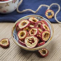 Vente en gros de tranches de baies d'aubépine séchées en vrac Thé aux fruits d'aubépine sèche de haute qualité chinois Shan zha Accepter OEM