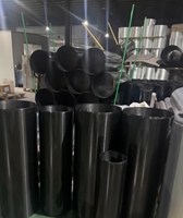 Tube en fibre de carbone de grand diamètre, longueur et épaisseur personnalisées, haute résistance, léger, tube composite pour applications marines