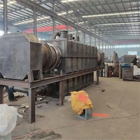 Four de carbonisation continu 500 kg/h pour la fabrication de briquettes de bois et de charbon de bois