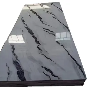 壁パネル床装飾用PVC大理石代替ボードUVコーティングプラスチック大理石シート