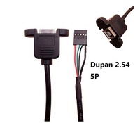 Conector USB Tipo B Hembra para Montaje en Panel ETERNALSTAR a Adaptador XH 2.0 Dupont EN STOCK Arnés de Cables 5P 4P