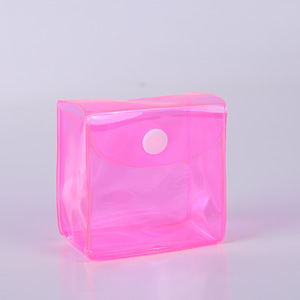 Organizador de Cajas Ciegas Transparentes de PVC Duradero Personalizado con Botón a Presión, Bolsa Infantil para Exteriores, Caja de Almacenamiento Colorida para Figuras de Muñecas - Product Image 2