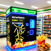 Distributeur automatique de frites commerciales en libre-service avec écran tactile pour centre commercial