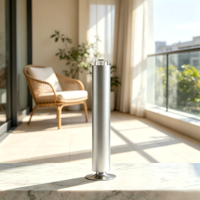 Diffuseur d'arômes haut de gamme Tower, corps en aluminium, lumière d'ambiance contrôlée par application, anti-fuite, écologique, silencieux, type table