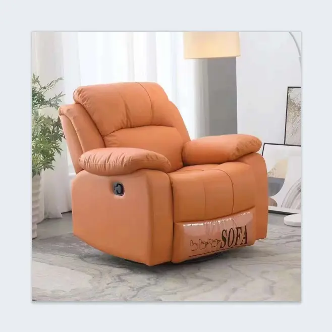 Leder funktion Sofa Stuhl Massage Klapp sofa Liegendes elektrisches Liege sofa