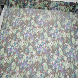 Tissu métallique en soie pour femmes <span class=keywords><strong>Voile</strong></span> de chemise Grande matière Sentiment doux et élégant Style Nice Small Floral Design - Product Image 3