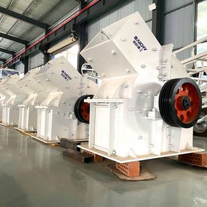 Mini trituradora de mineral de hierro dorado de bajo precio, trituradora de martillo de piedra de grava de granito a pequeña escala, trituradora de molino de martillo PC400x300 - Product Image 5