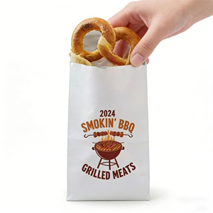 Grease Resistant Serving Bags Aluminum Foil Disposable Food Bags BBQ Take-Out Bags - Product Image 6