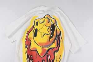 Glo Gang Sunny sorridente t-shirt a maniche corte stampata di alta qualità per uomo e donna - Product Image 3