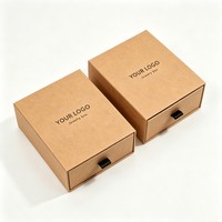Boîte à bijoux de luxe en gros, boîte à bijoux personnalisée avec LED, emballage pour bracelet, collier, boucles d'oreilles, bague