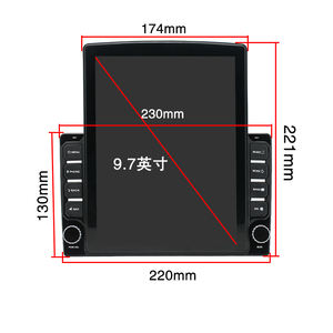 Autoradio universel Android avec écran tactile de 9,7 pouces, navigation tout-en-un, MP5 2din, <span class=keywords><strong>radio</strong></span> <span class=keywords><strong>GPS</strong></span> Android pour voiture - Product Image 3