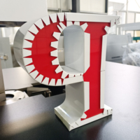 Machine de cintrage de lettres en relief pour enseignes extérieures, avec fonctions de rainurage et de bordure, en promotion usine