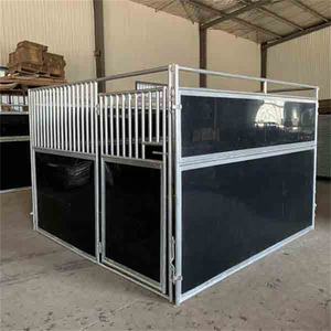 Offre Spéciale : Écuries portables de 3,6 m de long pour chevaux, boxes extérieurs avec façades, design extérieur, abri pour chevaux avec toit et porte - Product Image 4