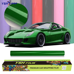 Vinilo para Automóviles Color Negro Metálico Rosa, PPF de PVC, Alto Brillo, Antiarañazos, Protección de 7.5mil, Vinilo para Envoltura de Automóviles - Product Image 1
