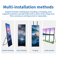 Affichage numérique plein écran 4K et kiosque publicitaire autonome avec lecteur multimédia, affiche LED
