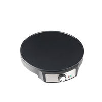 Crêpière électrique professionnelle en aluminium antiadhésif avec contrôle de la température et thermostat automatique pour la cuisine domestique