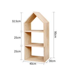 Estantería moderna de madera maciza y estante de almacenamiento de juguetes para <span class=keywords><strong>el</strong></span> hogar, armario tipo habitación dos en uno para niños para organizar juguetes y libros - Product Image 6