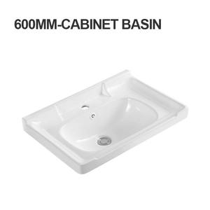 Meuble-lavabo moderne en surface solide avec vasque en céramique pour hôtel et appartement – Garantie 2 ans - Product Image 2