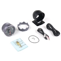 60mm Car Meter Black Face Light Temperature Water Temp Gauge With Peak Function 50-150C