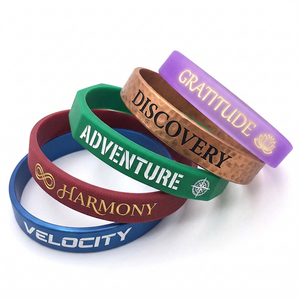 Braccialetto Personalizzato Luminoso al Buio, Cinturino da Polso in Silicone, Portachiavi in Silicone, Braccialetti in Silicone con Logo Personalizzato - Product Image 3