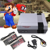 Console de Jeu TV Mini Filaire pour le Commerce International, Jeux Rétro 8 Bits, Classique Européen et Américain, Rouge et Blanc, 620 Jeux Intégrés