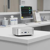 Mini PC SFF Intel Core I5 1340P, RAM LPDDR5, SSD NVMe de 512 GB, Pantalla Triple, USB 3.2 Tipo C, WiFi 6, BT 5.2, Windows 11 Pro de Fábrica