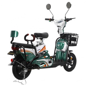 Bicicleta Eléctrica de Pedaleo Asistido 2024, Nueva, 48v 350w, Motor Trasero, Batería de Plomo-Ácido Inteligente Digital de 12Ah, Alcance de 50km, 3 Velocidades, Dos Asientos, Uso Urbano - Product Image 4