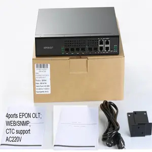 EPON OLT 2PON Ports FTTH CATV OLT Carrier-grade high-density Fiber Optic High Quality 1.25G professional PX20+ and EPON ONU