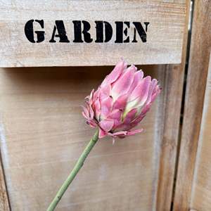 Fiore Artificiale Protea Gigante Realistico a Stelo Singolo da 63cm per Decorazione di Casa, Soggiorno e Hotel - Product Image 5