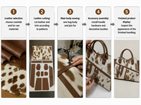Sac fourre-tout vintage sur mesure, nouvelle collection 2026, vente en gros d'usine, sac à main de luxe grande capacité pour femme, idéal pour les trajets quotidiens, OEM