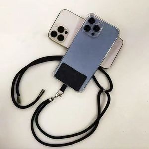 Phone Lanyard Tpu Multicolor Metal Buckle Adjustable Length Neck Strap Crossbody Phone Case Anti Loss Straps - Product Image 4