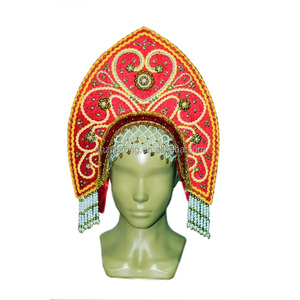 Kokoshnik Personalizado de Fábrica, Traje Folclórico Tradicional Ruso, Tocado para Adultos/Niños, Tocado Nacional Ruso para Mujer, Kokoshnik - Product Image 4