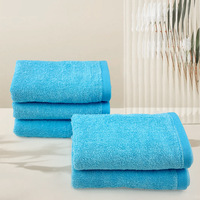 Lot de 21 serviettes absorbantes 100% coton 33*70cm Serviettes de toilette pour adultes de couleur unie pour la maison Quotidien Logo personnalisable