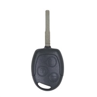 Llave de Repuesto con Control Remoto de 3 Botones para Automóvil, Modelo FO21, con Hoja Sin Cortar, para Ford Mondeo, Fiesta, Focus, Transit Connect
