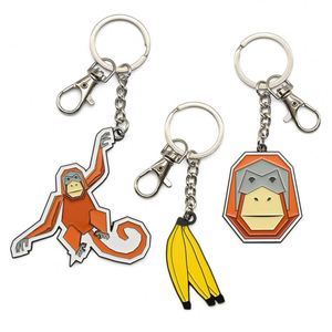 Wholesale Promotional Zinc Alloy Fashion Bottle Opener Carabiner Keychain Custom 3D Soft Cartoon Figure Key Ring - Product Image 4