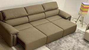 Divano Letto Angolare Multifunzionale a L, Set di Divani in Pelle Moderni per Soggiorno, Durevoli con Spazio di Archiviazione Salvaspazio Convertibile per <span class=keywords><strong>Casa</strong></span> - Product Image 6