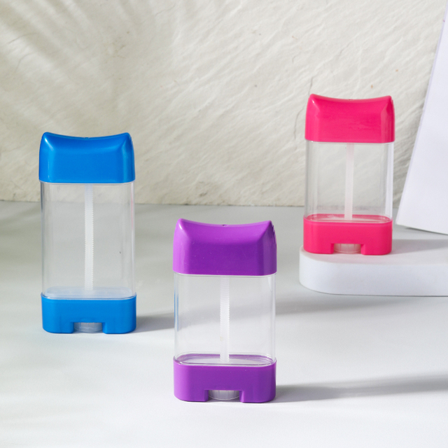 15g 30g 50g 75g Clear Deodorant Stick Container Incense Body Stick Solid Perfumes and Deodorant Bottle for Travel