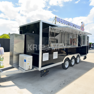 Camión de comida estándar de China EE. UU. Con equipo de cocina completo con remolques de comida de barbacoa de perro caliente de cocina móvil de súper rendimiento - Product Image 1